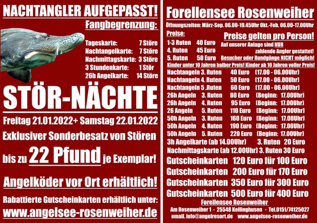 Rosenweiher Flyer Stör-Nächte 21.01.2022 rot