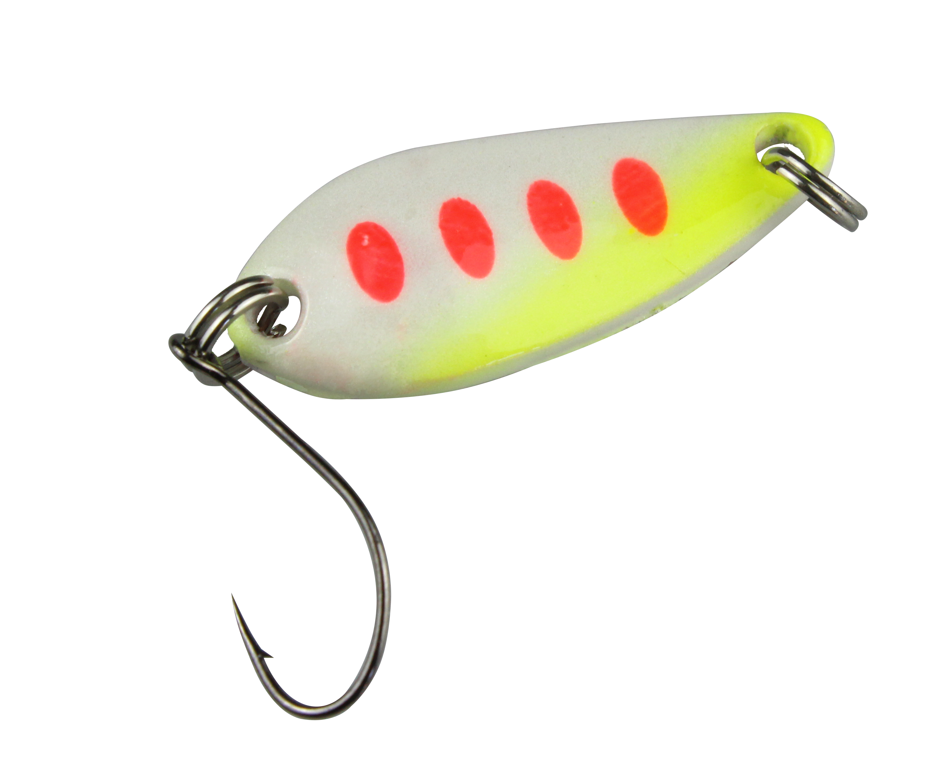 Fishing Tackle Max - Spoon Diamond 3,8g - 3,0cm gelb/weiss/kupfer